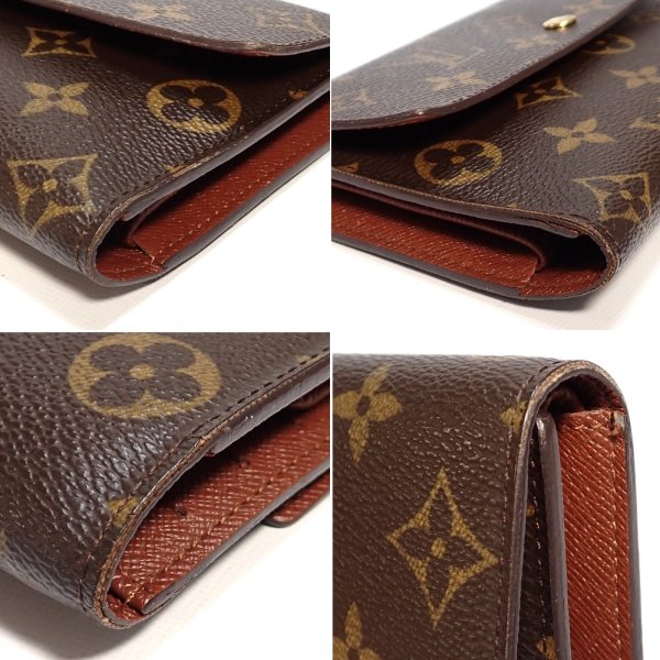 画像4: 【LOUIS VUITTON】ルイ・ヴィトン ポルト トレゾール・インターナショナル　三つ折り　長財布　ウォレット　モノグラム　レディース　M61215　中古　質屋