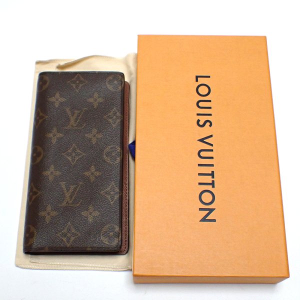 画像5: 【LOUIS VUITTON】ルイ・ヴィトン ポルトフォイユ・ブラザ　長財布　ウォレット　モノグラム　メンズ　M66540　美品　ほぼ未使用品　中古　質屋　ヴィトン　カード用ポケット付き財布