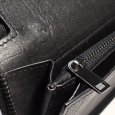 画像5: 【SAINT LAURENT PARIS】サンローラン　パリ　YSL　クロコ型押し　529899　C9H0U　ラウンドファスナー　ブラック　レザー　長財布　ウォレット　メンズ　中古　質屋　黒　カーフレザー イタリー　 財布 (5)