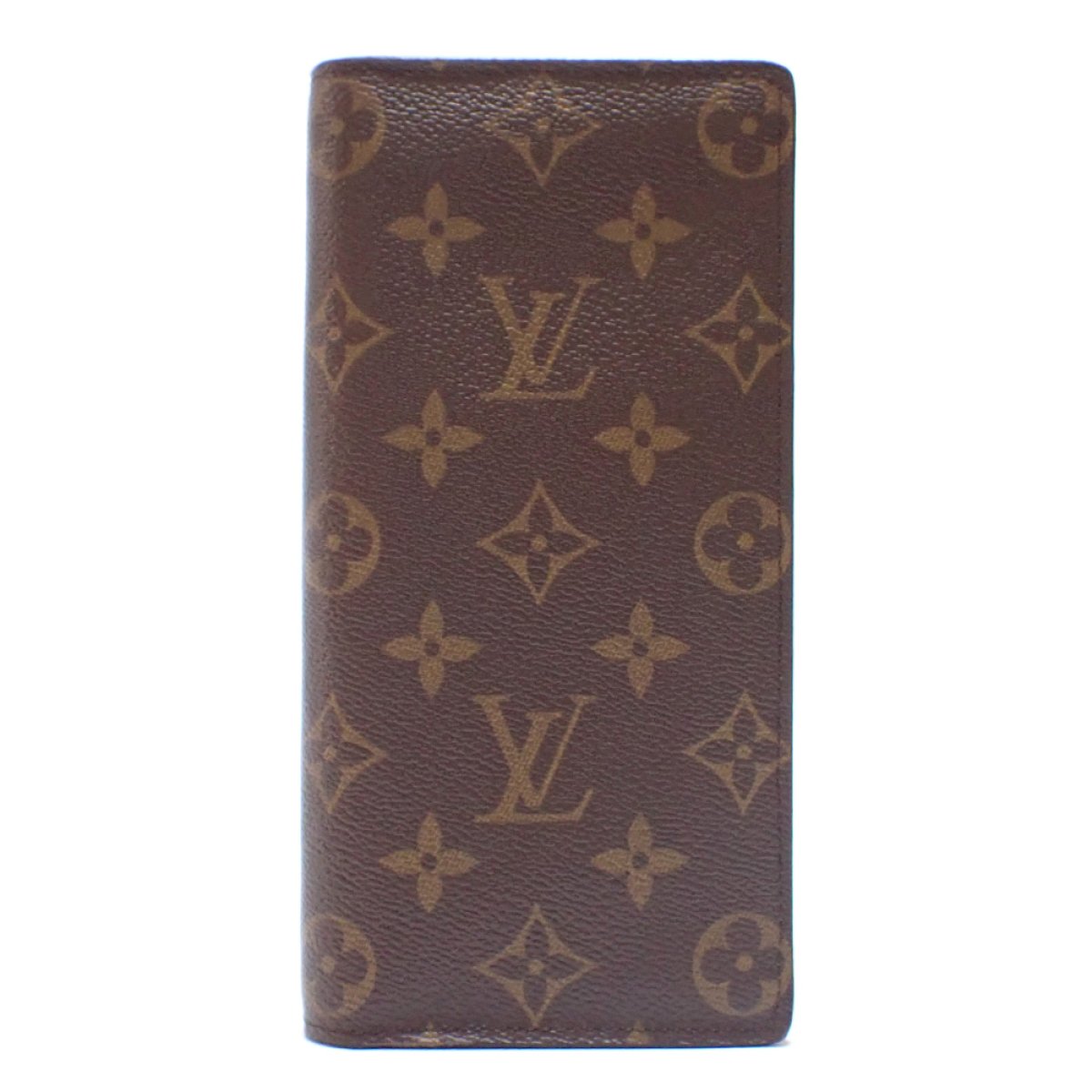 画像1: 【LOUIS VUITTON】ルイ・ヴィトン ポルトフォイユ・ブラザ　長財布　ウォレット　モノグラム　メンズ　M66540　美品　ほぼ未使用品　中古　質屋　ヴィトン　カード用ポケット付き財布
