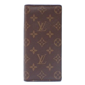 【LOUIS VUITTON】ルイ・ヴィトン ポルトフォイユ・ブラザ　長財布　ウォレット　モノグラム　メンズ　M66540　美品　ほぼ未使用品　中古　質屋　ヴィトン　カード用ポケット付き財布