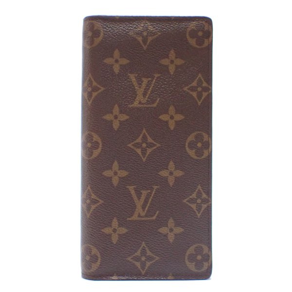 画像1: 【LOUIS VUITTON】ルイ・ヴィトン ポルトフォイユ・ブラザ　長財布　ウォレット　モノグラム　メンズ　M66540　美品　ほぼ未使用品　中古　質屋　ヴィトン　カード用ポケット付き財布
