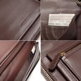 画像5: 【BOTTEGA VENETA】ボッテガヴェネタ イントレチャート トラベルポーチ　ラウンドファスナー　財布　長財布　レザー ブラウン　メンズ　169730 V0013 2040　イタリー　ITALY　ラム　中古　美品 　質屋 (5)