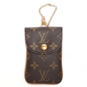 【LOUIS VUITTON】ルイ・ヴィトン エテュイ・テレフォンヌMM　携帯ケース　モノグラム　M66546　小物入れ　マルチケース　スマホケース　ヴィトン　チェーン付　バッグチャーム　美品　中古　質屋