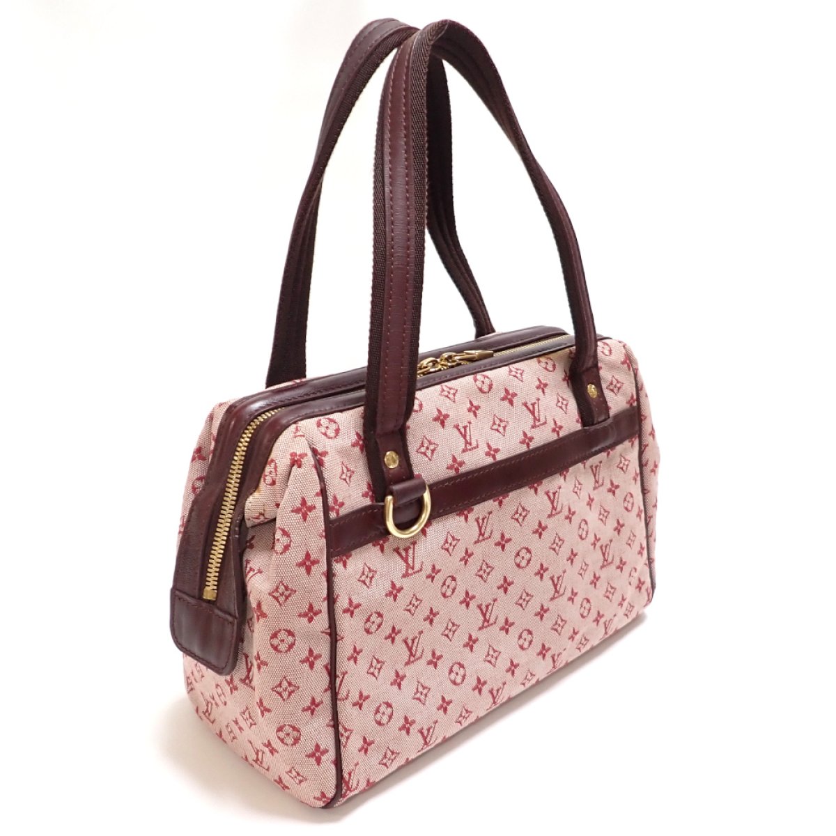 画像2: 【LOUIS VUITTON】ルイ・ヴィトン　モノグラムミニ　ジョセフィーヌPM 　ハンドバッグ　M92216　中古　ミニボストンバッグ　スリーズ　美品　ヴィトン　バッグ　レディース　キャンバス　レザー　M92314　質屋