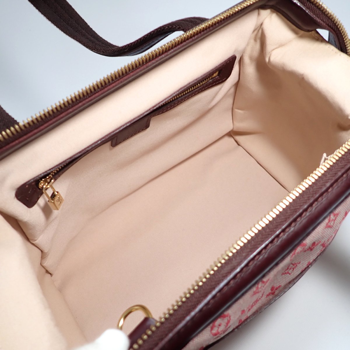 画像3: 【LOUIS VUITTON】ルイ・ヴィトン　モノグラムミニ　ジョセフィーヌPM 　ハンドバッグ　M92216　中古　ミニボストンバッグ　スリーズ　美品　ヴィトン　バッグ　レディース　キャンバス　レザー　M92314　質屋