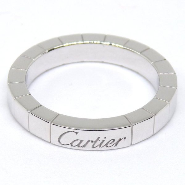 画像1: 【Cartier】カルティエ　750WG（ホワイトゴールド）　ラニエール　＃49（9号）指輪 　中古　美品　レディース　ブランドジュエリー　リング　質屋