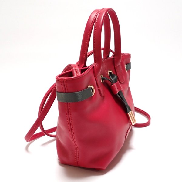 画像2: 【repetto】レペット　MINI Arabesque　ミニアラベスク　ソフトレザー　2wayトートバッグ　M0 288VS 664　レッド　中古　バッグ　レディース　レザー　カジュアル　ショルダー　斜め掛け　バレエ　パリ　可愛い　美品　質屋