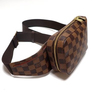 【LOUIS VUITTON】ルイ・ヴィトン　ジェロニモス　ダミエ N51994　旧型　ボディバッグ　ウエストバッグ　メンズ　ブラウン　ヴィトン　バッグ 　ボディ　レディース　クロスボディバッグ　中古　質屋