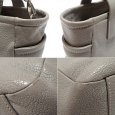 画像4: 【MIU MIU】 ミュウミュウ マドラスソフト レザー 2WAY ハンドバッグ トートバッグ 中古 グレー 5BA212 レディース ショルダー 山羊革 PRADA OUTLET KOBE SANDA ギャランティカード アウトレット 質屋 (4)