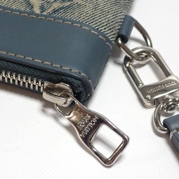 画像5: 【LOUIS VUITTON】ルイ・ヴィトン　ウォッシュデニム　ボシェット・トゥ・ゴー　M82313　クラッチバッグ　メンズ　ヴィトン　バッグ 　セカンドバッグ　中古　質屋