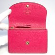 画像4: 【LOUIS VUITTON】ルイ・ヴィトン　ポルトモネ・ロザリ　コンパクトウォレット　2つ折り財布　M81521　財布　モノグラムアンプラント　中古　レディース　ローズポンディシェリ ピンク　質屋 (4)