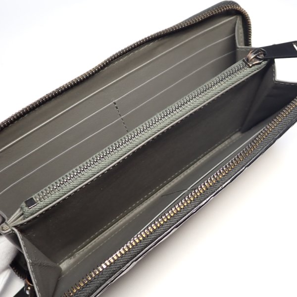 画像3: 【BOTTEGAVENETA】ボッテガヴェネタ　イントレチャート　ラウンドファスナー　ブラック　レザー　長財布　S02048194A　メンズ　中古　黒　イタリー　ウォレット　財布　ITALY　質屋