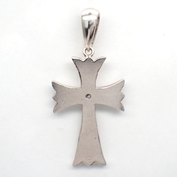 画像3: Pt900 プラチナ　ダイヤモンド　クロス　ペンダント　0.219ct 0.415ct　中古　美品　メンズ　レディース　ジュエリー　ダイヤ　ペンダントのみ　クロス型　質屋