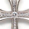 画像4: Pt900 プラチナ　ダイヤモンド　クロス　ペンダント　0.219ct 0.415ct　中古　美品　メンズ　レディース　ジュエリー　ダイヤ　ペンダントのみ　クロス型　質屋 (4)
