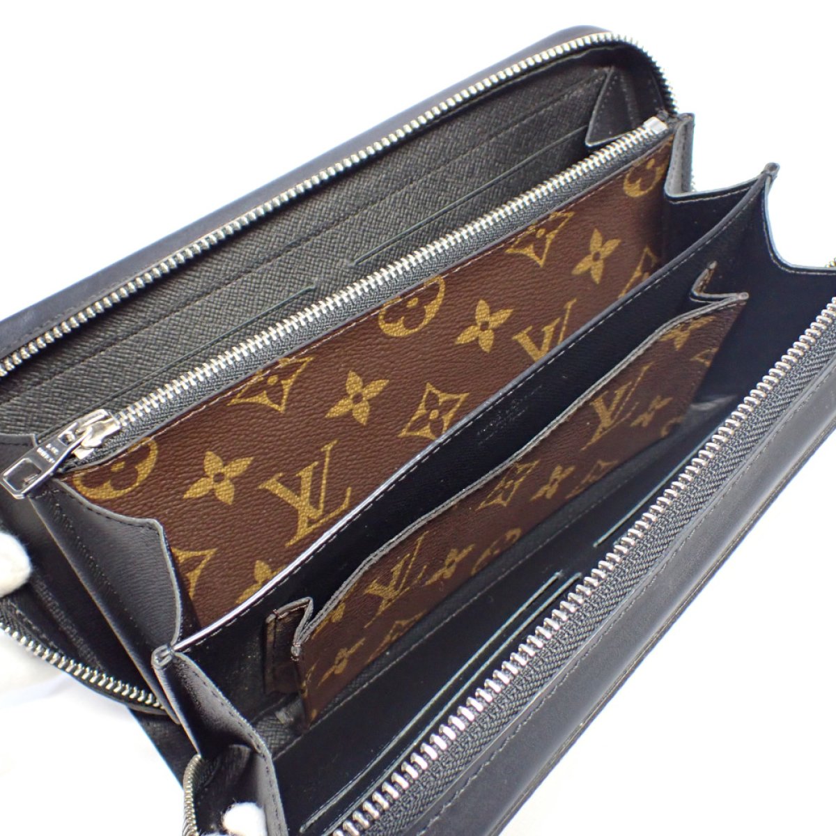 画像3: 【LOUIS VUITTON】ルイ・ヴィトン　モノグラム・マカサー　ジッピーXL　M61506　長財布　中古　セカンドバッグ　トラベル　ウォレット　メンズ　質屋