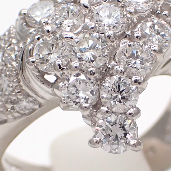 画像3: Pt900 プラチナ　ダイヤモンド　2.20ct　指輪　中古　美品　レディース　ジュエリー　ダイヤ　リング　4月誕生石　豪華　2カラットUP 　ボリューム　質屋