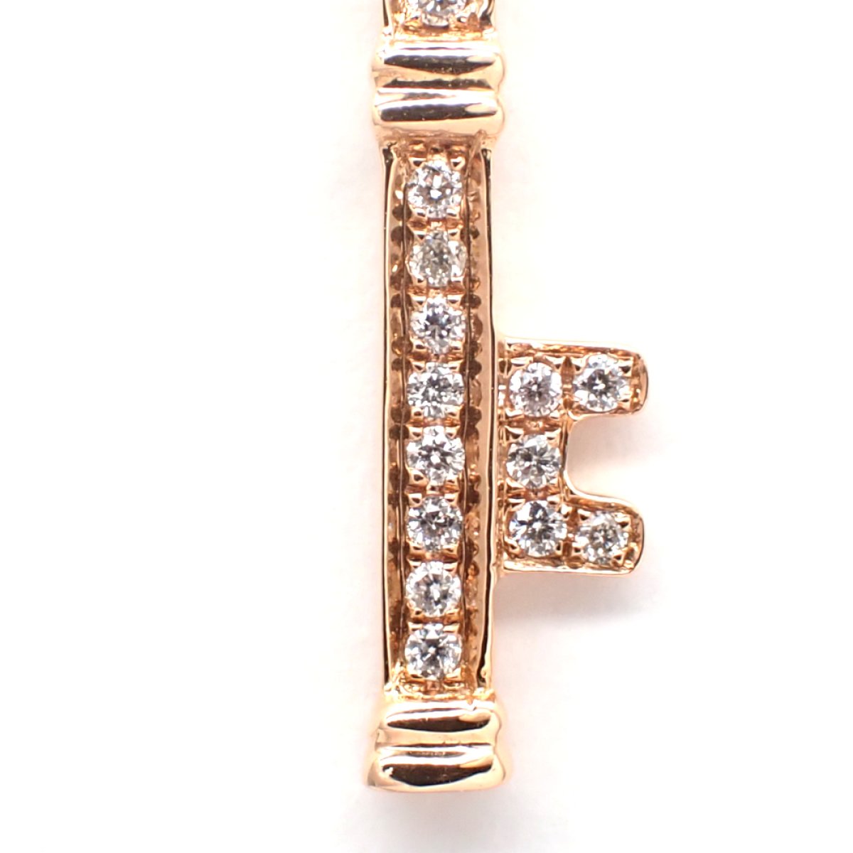 画像3: K18 ゴールド　750　ダイヤモンド 0.36ct　ペンダント　カギ　ハート　中古　美品　レディース　ジュエリー　トップ　ダイヤ　ペンダントトップ　鍵　可愛い　質屋