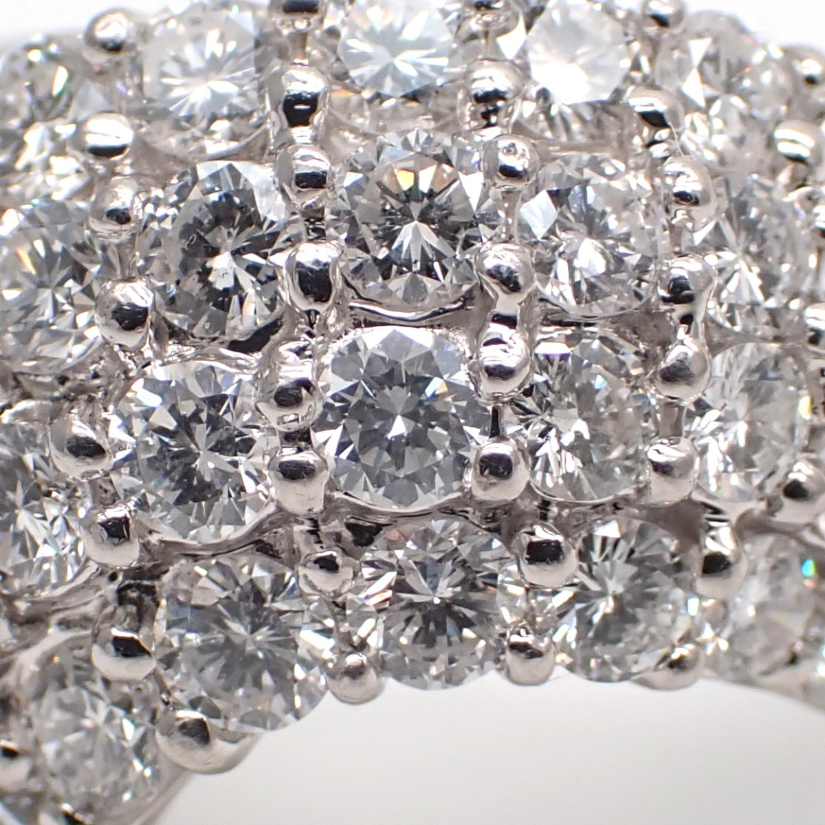 画像2: Pt900 プラチナ　ダイヤモンド　2.20ct　指輪　中古　美品　レディース　ジュエリー　ダイヤ　リング　4月誕生石　豪華　2カラットUP 　ボリューム　質屋