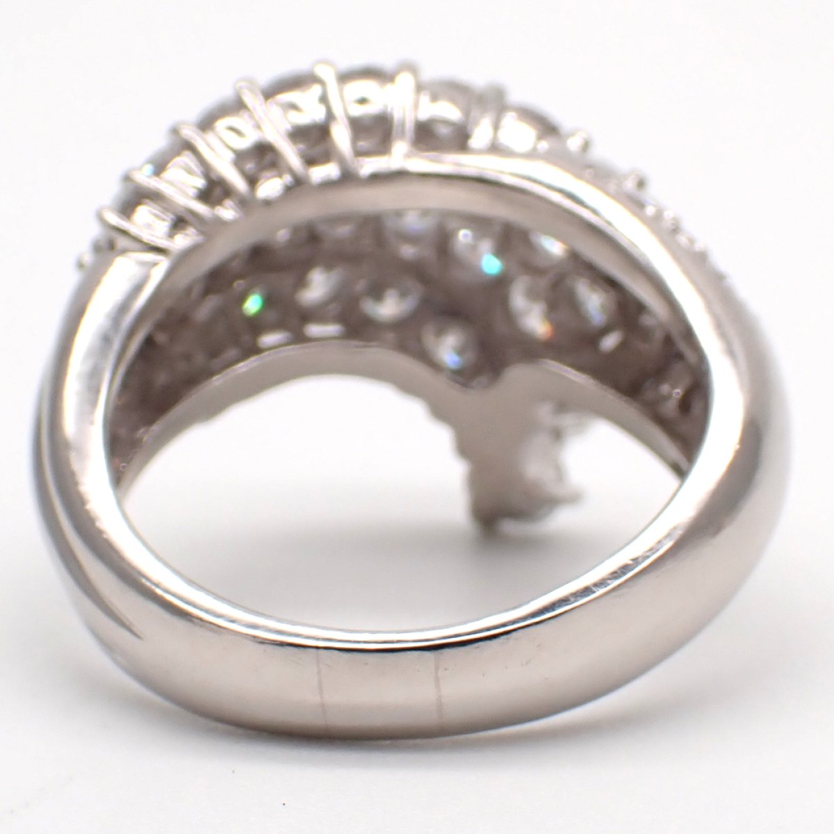 画像4: Pt900 プラチナ　ダイヤモンド　2.20ct　指輪　中古　美品　レディース　ジュエリー　ダイヤ　リング　4月誕生石　豪華　2カラットUP 　ボリューム　質屋