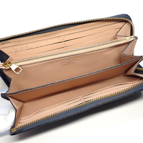 画像2: 【LOUIS VUITTON】ルイ・ヴィトン　ポルトフォイユ・コメット　ウォレット　長財布　L字ファスナー　N68582　中古　ブルーマリーヌ　レディース　メンズ　ウォレット　財布　質屋