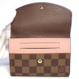 画像3: 【LOUIS VUITTON】ルイ・ヴィトン　ポルトフォイユ・ノルマンディ　ローズバレリーヌ　コンパクトウォレット 　2つ折り財布　N60043　中古　レディース　ウォレット　財布　質屋　 (3)