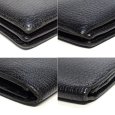 画像3: 【HERMES】エルメス　ベアン　長財布　二つ折　□B刻印　2011年製造　ブラック　レザー　ウォレット　黒　シルバーカラー金具　中古　財布　小瀬入れ付　メンズ　質屋 (3)