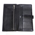 画像2: 【HERMES】エルメス　ベアン　長財布　二つ折　□B刻印　2011年製造　ブラック　レザー　ウォレット　黒　シルバーカラー金具　中古　財布　小瀬入れ付　メンズ　質屋 (2)