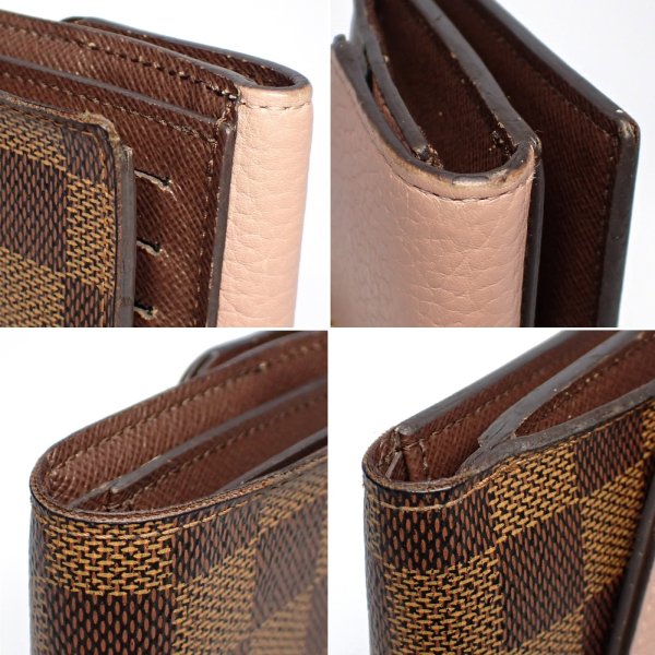 画像5: 【LOUIS VUITTON】ルイ・ヴィトン　ポルトフォイユ・ノルマンディ　ローズバレリーヌ　コンパクトウォレット 　2つ折り財布　N60043　中古　レディース　ウォレット　財布　質屋　