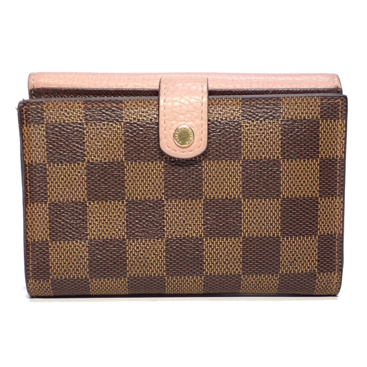 画像2: 【LOUIS VUITTON】ルイ・ヴィトン　ポルトフォイユ・ノルマンディ　ローズバレリーヌ　コンパクトウォレット 　2つ折り財布　N60043　中古　レディース　ウォレット　財布　質屋　