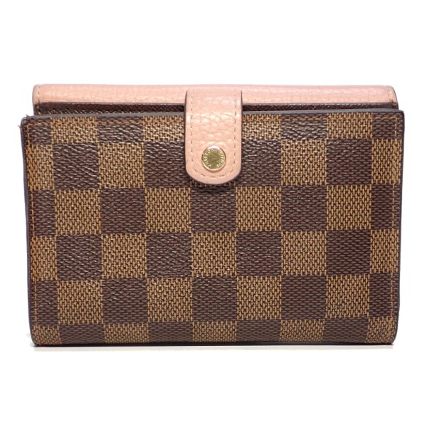 画像2: 【LOUIS VUITTON】ルイ・ヴィトン　ポルトフォイユ・ノルマンディ　ローズバレリーヌ　コンパクトウォレット 　2つ折り財布　N60043　中古　レディース　ウォレット　財布　質屋　