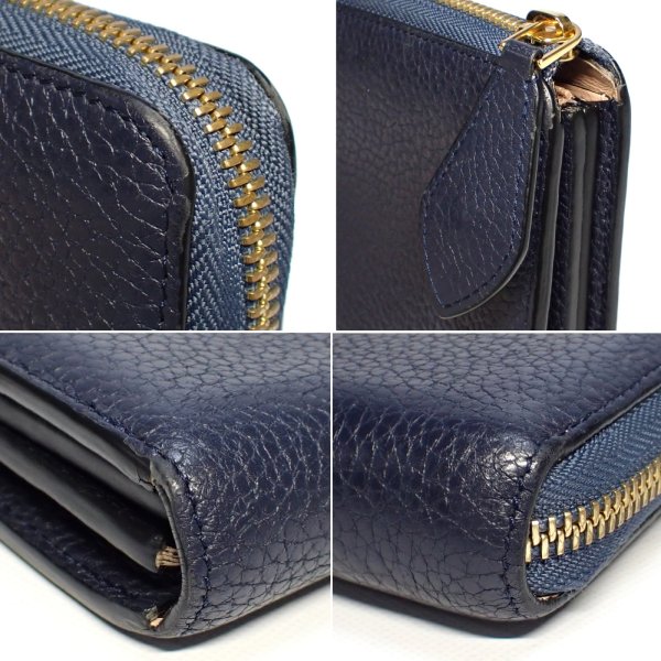 画像4: 【LOUIS VUITTON】ルイ・ヴィトン　ポルトフォイユ・コメット　ウォレット　長財布　L字ファスナー　N68582　中古　ブルーマリーヌ　レディース　メンズ　ウォレット　財布　質屋
