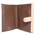 画像4: 【LOUIS VUITTON】ルイ・ヴィトン　ポルトフォイユ・ノルマンディ　ローズバレリーヌ　コンパクトウォレット 　2つ折り財布　N60043　中古　レディース　ウォレット　財布　質屋　 (4)