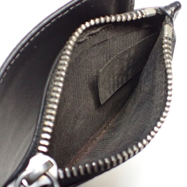画像4: 【Maison Margiela】メゾンマルジェラ　マネークリップ　メンズ　ブラック　レザー　二つ折財布　ウォレット　コインケース　黒　中古　メンズ　財布　小銭入れ　シルバー金具　質屋