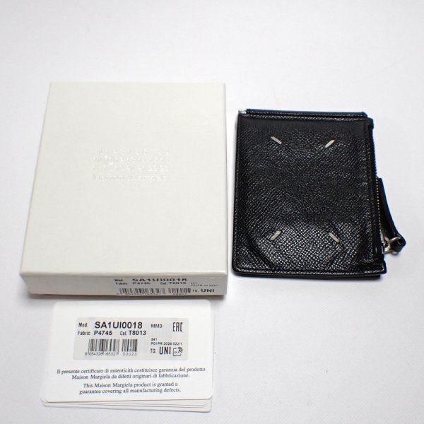 画像5: 【Maison Margiela】メゾンマルジェラ　マネークリップ　メンズ　ブラック　レザー　二つ折財布　ウォレット　コインケース　黒　中古　メンズ　財布　小銭入れ　シルバー金具　質屋