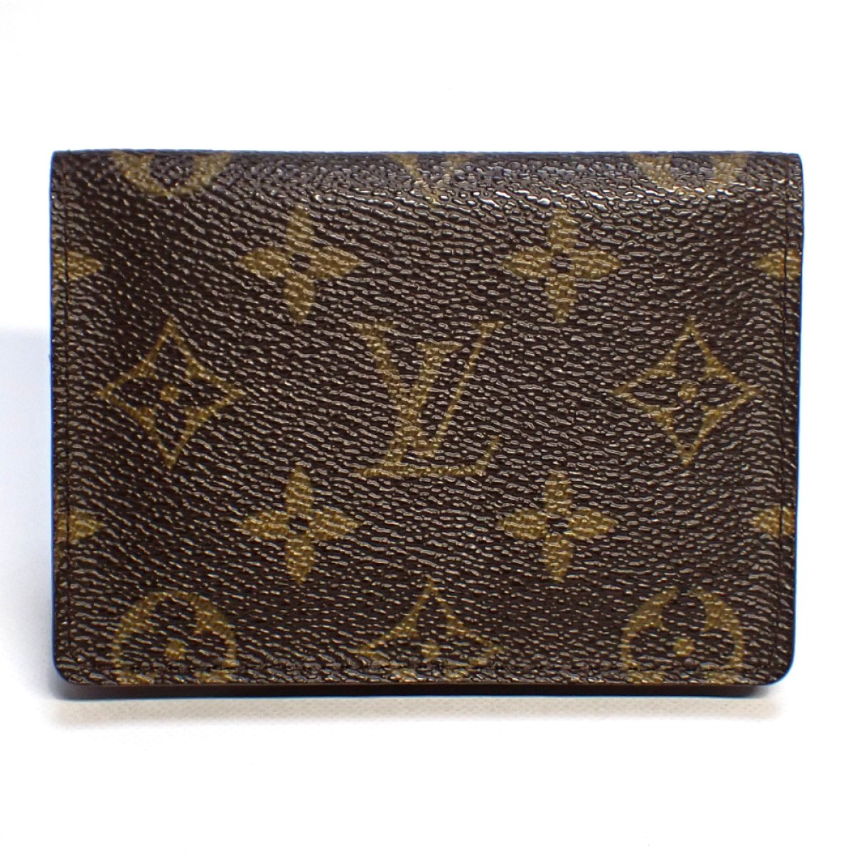 画像1: 【LOUIS VUITTON】ルイ・ヴィトン　モノグラム　ポルト2カルト・ヴェルティカル　パス・ケース　M60533　中古　コンパクト　スマート　定期入れ　質屋