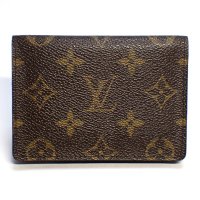 【LOUIS VUITTON】ルイ・ヴィトン　モノグラム　ポルト2カルト・ヴェルティカル　パス・ケース　M60533　中古　コンパクト　スマート　定期入れ　質屋