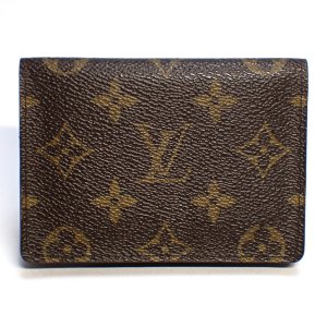 【LOUIS VUITTON】ルイ・ヴィトン　モノグラム　ポルト2カルト・ヴェルティカル　パス・ケース　M60533　中古　コンパクト　スマート　定期入れ　質屋