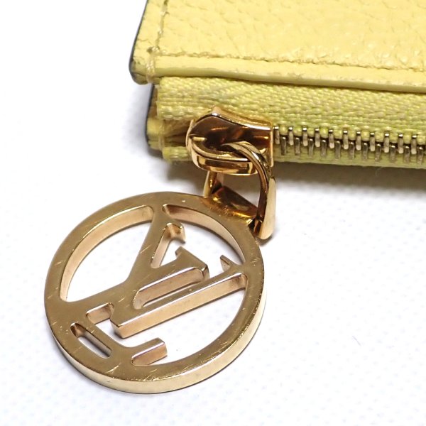 画像5: 【LOUIS VUITTON】ルイ・ヴィトン　ポルトカルト ロミー　コインケース　モノグラムアンプラント　ジョーヌ イエロー　M82044　財布　カードケース　中古　コンパクト　ウォレット　カードポケット　小銭入れポケット　質屋