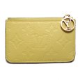 画像2: 【LOUIS VUITTON】ルイ・ヴィトン　ポルトカルト ロミー　コインケース　モノグラムアンプラント　ジョーヌ イエロー　M82044　財布　カードケース　中古　コンパクト　ウォレット　カードポケット　小銭入れポケット　質屋 (2)