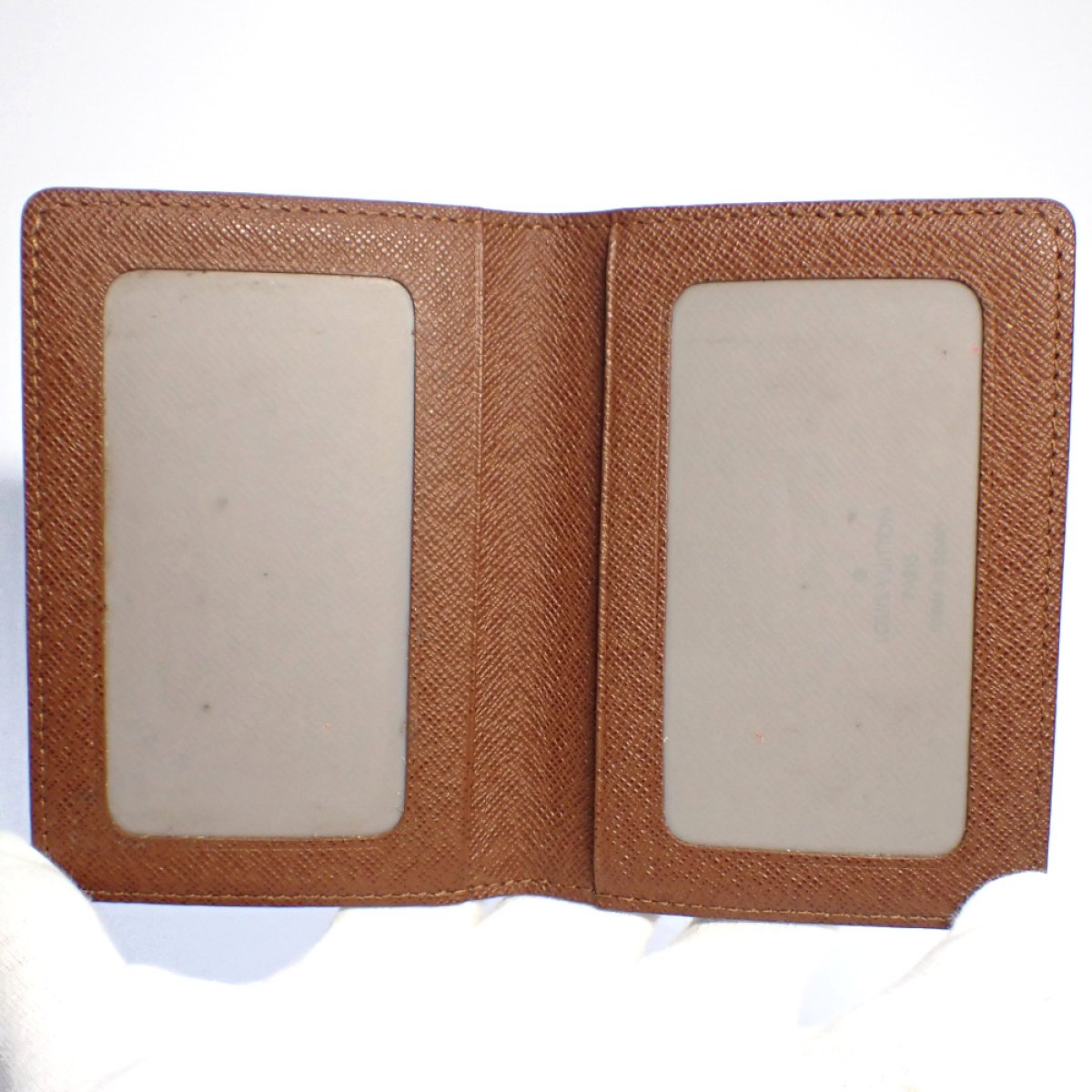 画像2: 【LOUIS VUITTON】ルイ・ヴィトン　モノグラム　ポルト2カルト・ヴェルティカル　パス・ケース　M60533　中古　コンパクト　スマート　定期入れ　質屋