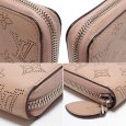 画像5: 【LOUIS VUITTON】ルイ・ヴィトン ジッピーウォレット マヒナ ピンク M61868 マグノリア ラウンドファスナー 長財布 中古 レザー レディース ウォレット 財布 質屋 (5)