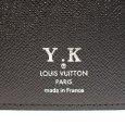 画像3: 【LOUIS VUITTON】ルイ・ヴィトン ポルトフォイユ・ブラザ ダミエ・グラフィット 二つ折り 長財布 N62665 中古 ブラック 美品 イニシャル メンズ ウォレット 黒 グレー 財布 質屋 (3)