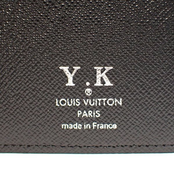 画像3: 【LOUIS VUITTON】ルイ・ヴィトン　ポルトフォイユ・ブラザ　ダミエ・グラフィット　二つ折り　長財布　N62665　中古　ブラック　美品　イニシャル　メンズ　ウォレット　黒　グレー　財布　質屋