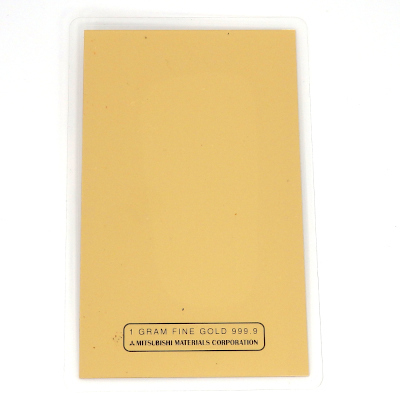 純金カード 1g 1グラム 三菱マテリアル 1 GRAM FINE GOLD 999.9 買取 - 神戸の質屋「質タカラ」
